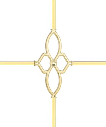 Karolaj Motifi 8x18mm Sonsuz Altın Renk