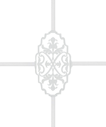 Karolaj Motifi 8x18mm Beyaz Renk